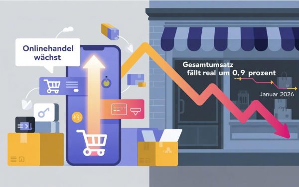 Symbolbild Einzelhandel Onlinehandel Entwicklung